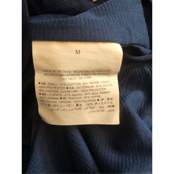 Old Navy blue mini boho floral blue dress M - Picture 11 of 13